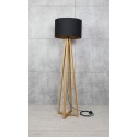Lampa stojąca podłogowa ZINS Wood Loft